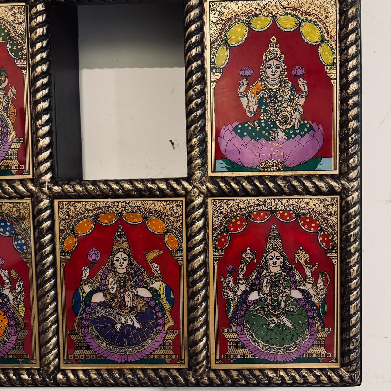 Tanjore Painting : Ashtalakshmi Idols